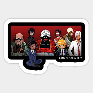 Black Team Anime Sticker